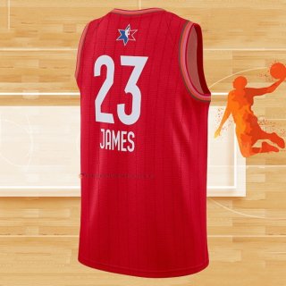 Camiseta All Star 2020 Los Angeles Lakers Lebron James NO 23 Rojo