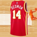 Camiseta Atlanta Hawks Dewayne Dedmon NO 14 Icon 2020-21 Rojo