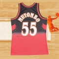 Camiseta Atlanta Hawks Dikembe Mutombo NO 55 Retro Rojo