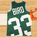 Camiseta Boston Celtics Larry Bird NO 33 Mitchell & Ness Big Face Verde