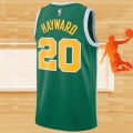 Camiseta Boston Celtics Gordon Hayward NO 20 Earned 2018-19 Verde