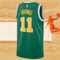 Camiseta Boston Celtics Kyrie Irving NO 11 Earned 2018-19 Verde