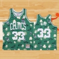 Camiseta Boston Celtics Larry Bird NO 33 Hardwood Classics Verde