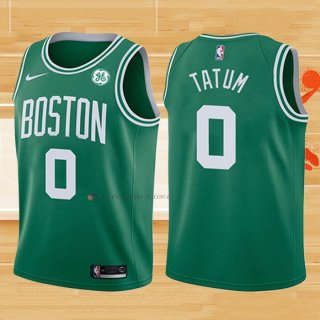 Camiseta Nino Boston Celtics Jayson Tatum NO 0 2017-18 Verde