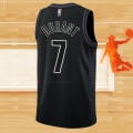 Camiseta Brooklyn Nets Kevin Durant NO 7 Statement 2022-23 Negro