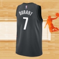 Camiseta Brooklyn Nets Kevin Durant NO 7 Statement Negro