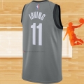 Camiseta Brooklyn Nets Kyrie Irving NO 11 Statement 2020-21 Gris