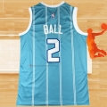 Camiseta Charlotte Hornets LaMelo Ball NO 2 Icon Autentico 2020-21 Verde