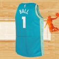 Camiseta Nino Charlotte Hornets Lamelo Ball NO 1 Ciudad 2023-24 Verde
