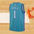 Camiseta Nino Charlotte Hornets LaMelo Ball NO 1 Classic 2023-24 Verde