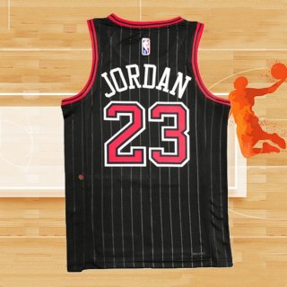 Camiseta Chicago Bulls Michael Jordan NO 23 Statement 2020-21 Negro