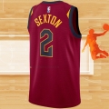 Camiseta Cleveland Cavaliers Collin Sexton NO 2 Icon Rojo