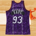 Camiseta Toronto Raptors Bape NO 93 Hardwood Classic Violeta