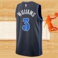 Camiseta Dallas Mavericks Grant Williams NO 3 Ciudad 2023-24 Azul
