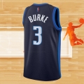 Camiseta Dallas Mavericks Trey Burke NO 3 Earned 2020-21 Azul