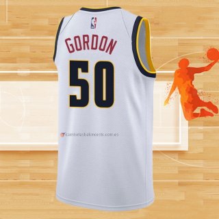 Camiseta Denver Nuggets Aaron Gordon NO 50 Association 2021 Blanco