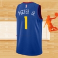 Camiseta Denver Nuggets Michael Porter JR. NO 1 Statement Azul