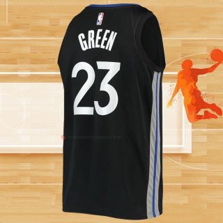 Camiseta Golden State Warriors Draymond Green NO 23 Ciudad 2019-20 Negro