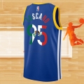 Camiseta Golden State Warriors Juan Toscano-Anderson NO 95 Icon Royal Special Mexico Edition Azul
