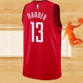 Camiseta Houston Rockets James Harden NO 13 Earned Rojo