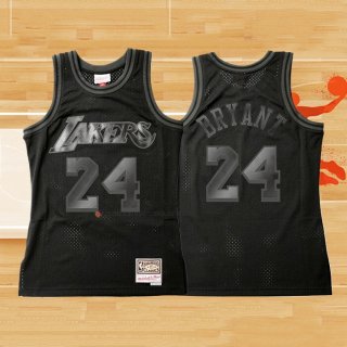 Camiseta Los Angeles Lakers Kobe Bryant NO 24 Hardwood Classics Negro