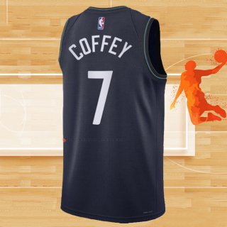 Camiseta Los Angeles Clippers Amir Coffey NO 7 Ciudad 2023-24 Azul