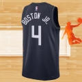 Camiseta Los Angeles Clippers Brandon Boston JR. NO 4 Ciudad 2023-24 Azul