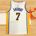 Camiseta Los Angeles Lakers Carmelo Anthony NO 7 Association Blanco