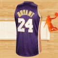 Camiseta Los Angeles Lakers Kobe Bryant NO 24 Segunda Mitchell & Ness Violeta