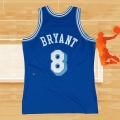 Camiseta Los Angeles Lakers Kobe Bryant NO 8 Hardwood Classics Throwback 1996-97 Azul
