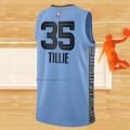 Camiseta Memphis Grizzlies Killian Tillie NO 35 Statement 2022-23 Azul