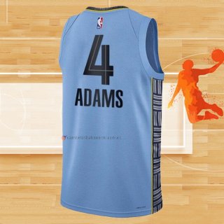 Camiseta Memphis Grizzlies Steven Adams NO 4 Statement 2022-23 Azul