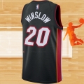 Camiseta Miami Heat Justise Winslow NO 20 Icon Negro