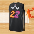 Camiseta Nino Miami Heat Jimmy Butler NO 22 2021-22 Ciudad Negro