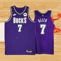 Camiseta Milwaukee Bucks Grayson Allen NO 7 Classic 2022-23 Violeta