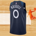 Camiseta Minnesota Timberwolves D'angelo Russell NO 0 Icon Azul