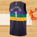 Camiseta New Orleans Pelicans Zion Williamson NO 1 Ciudad 2022-23 Violeta