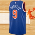 Camiseta New York Knicks RJ Barrett NO 9 Icon 2020-21 Azul