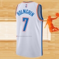 Camiseta Oklahoma City Thunder Chet Holmgren NO 7 Association Blanco