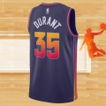 Camiseta Phoenix Suns Kevin Durant NO 35 Ciudad 2023-24 Violeta