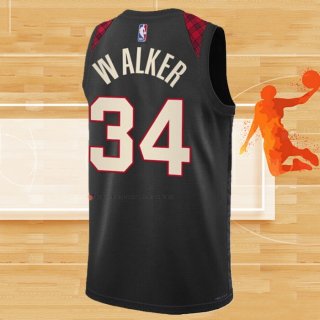 Camiseta Portland Trail Blazers Jabari Walker NO 34 Ciudad 2023-24 Negro