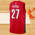 Camiseta Portland Trail Blazers Jusuf Nurkic NO 27 Statement 2022-23 Rojo