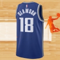 Camiseta Sacramento Kings Jalen Slawson NO 18 Ciudad 2023-24 Azul