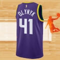 Camiseta Utah Jazz Kelly Olynyk NO 41 Classic 2023-24 Violeta
