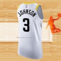 Camiseta Utah Jazz Stanley Johnson NO 3 Association Autentico 2022-23 Blanco