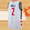 Camiseta Washington Wizards John Wall NO 2 Ciudad 2019-20 Blanco