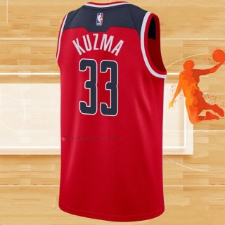 Camiseta Washington Wizards Kyle Kuzma NO 33 Icon 2020-21 Rojo